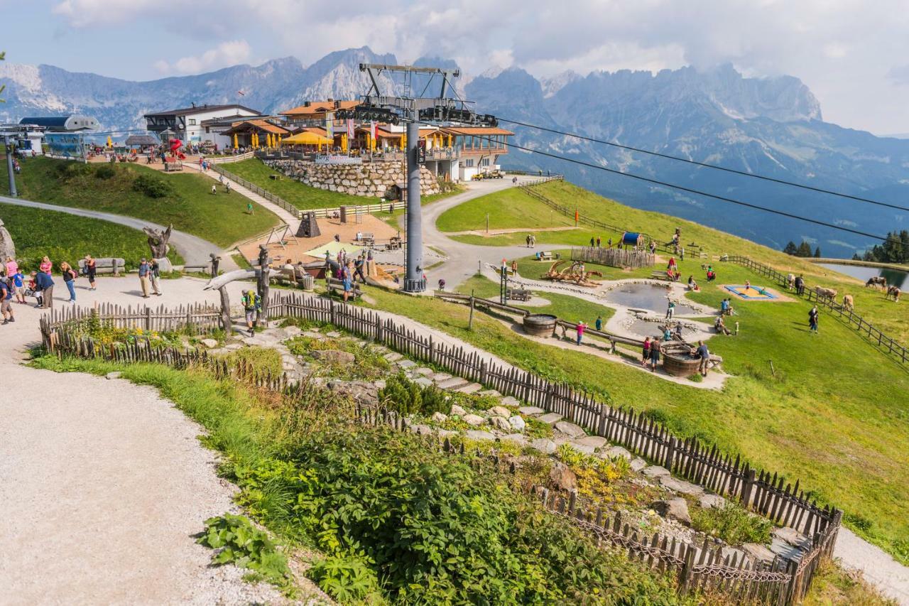 Grosse Fewo Scheffau Appartement Scheffau am Wilden Kaiser Buitenkant foto